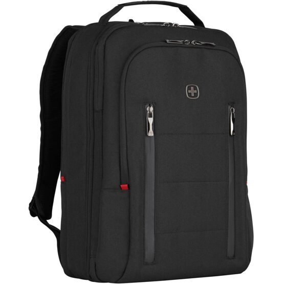 City Traveler - Laptop Backpack 16&quot; in Schwarz