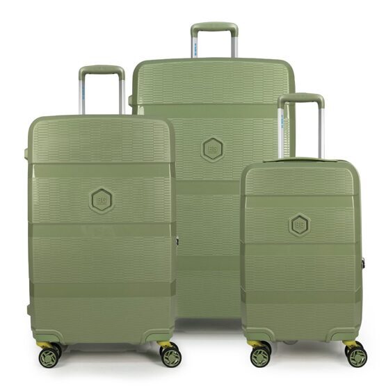 Zip2 Luggage - 3er Kofferset Khaki