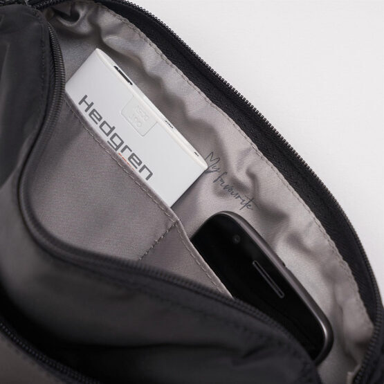 Eye Shoulder Bag RFID in Black