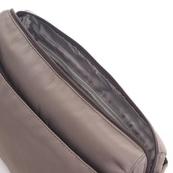 Eye Medium Shoulder Bag RFID in Sepia Brown
