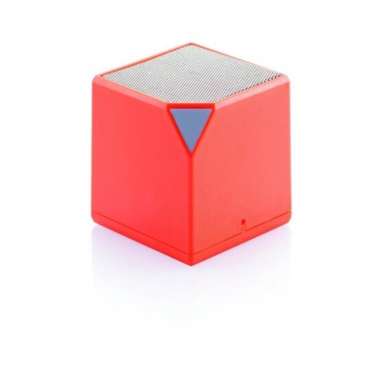 Cube Bluetooth Lautsprecher in rot