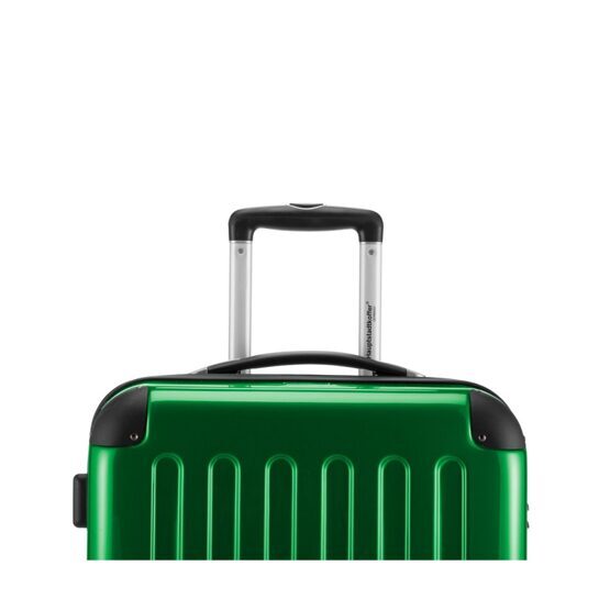Alex - Koffer Hartschale M glänzend mit TSA in Grün