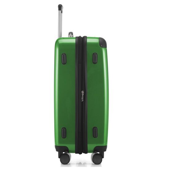 Alex - Koffer Hartschale M glänzend mit TSA in Grün