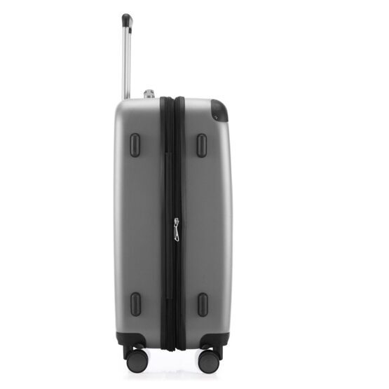 Spree - Koffer Hartschale L matt mit TSA in Silber
