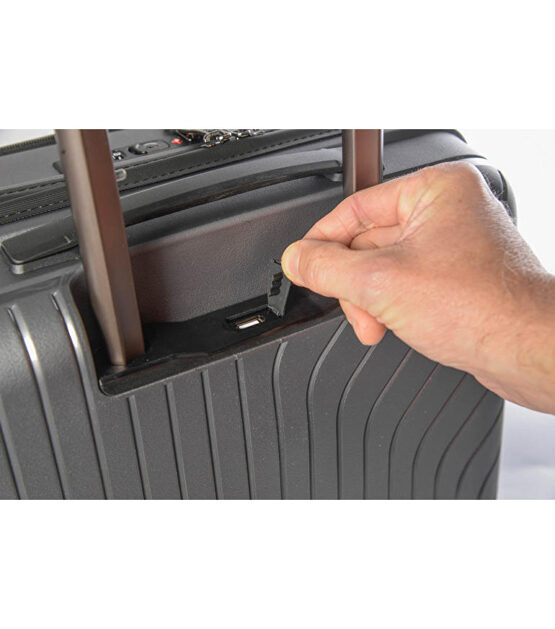 Airbox AZ15 Handgepäck Koffer in Charcoal Metallic
