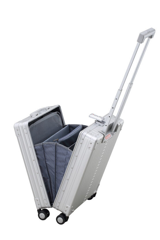 Vertical Overnight Carry-On 21&quot; Koffer in Platin