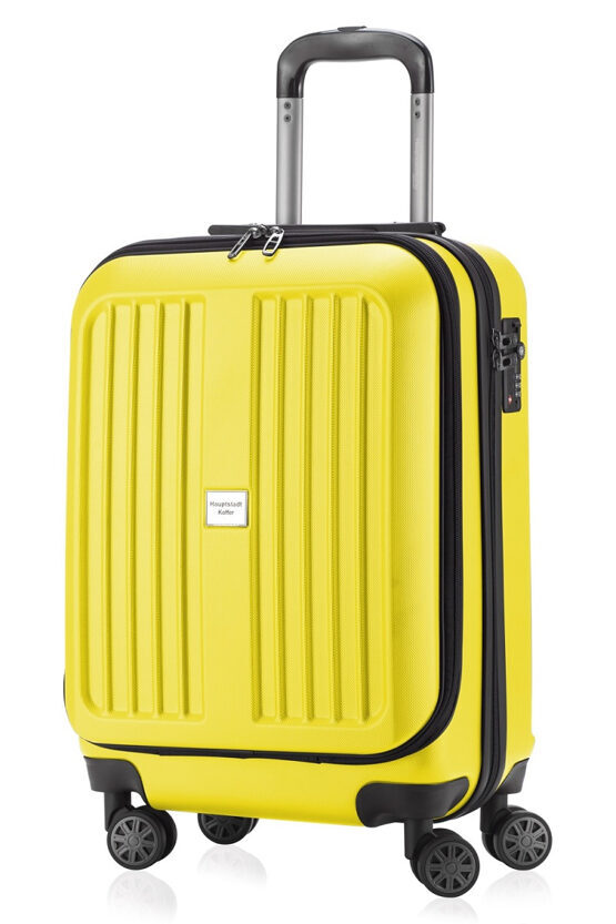 X-Berg - Handgepäck Hartschale mit TSA in Gelb matt