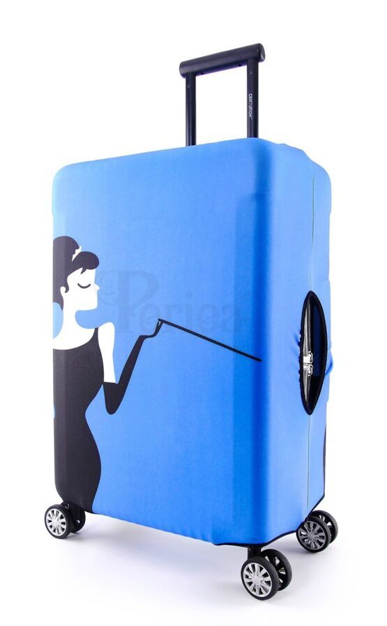 Kofferüberzug Blue Lady Mittel (55-60 cm)