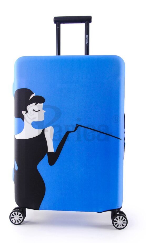 Kofferüberzug Blue Lady Klein (45-50 cm)