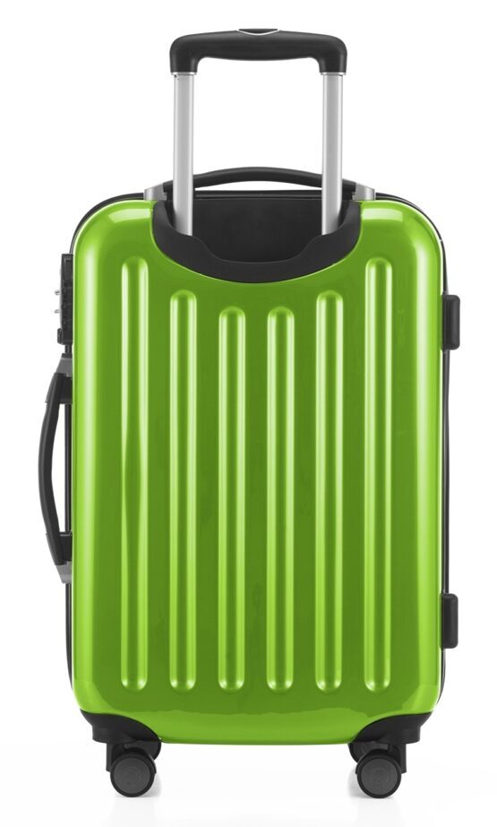 Alex - Handgepäck Hartschale glänzend mit TSA in Apfelgrün