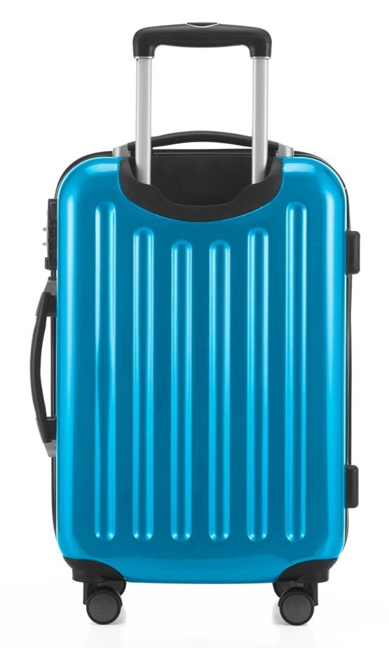 Alex - Handgepäck Hartschale glänzend mit TSA in Cyanblau