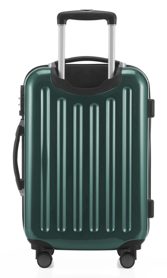 Alex - Handgepäck Hartschale glänzend mit TSA in Waldgrün