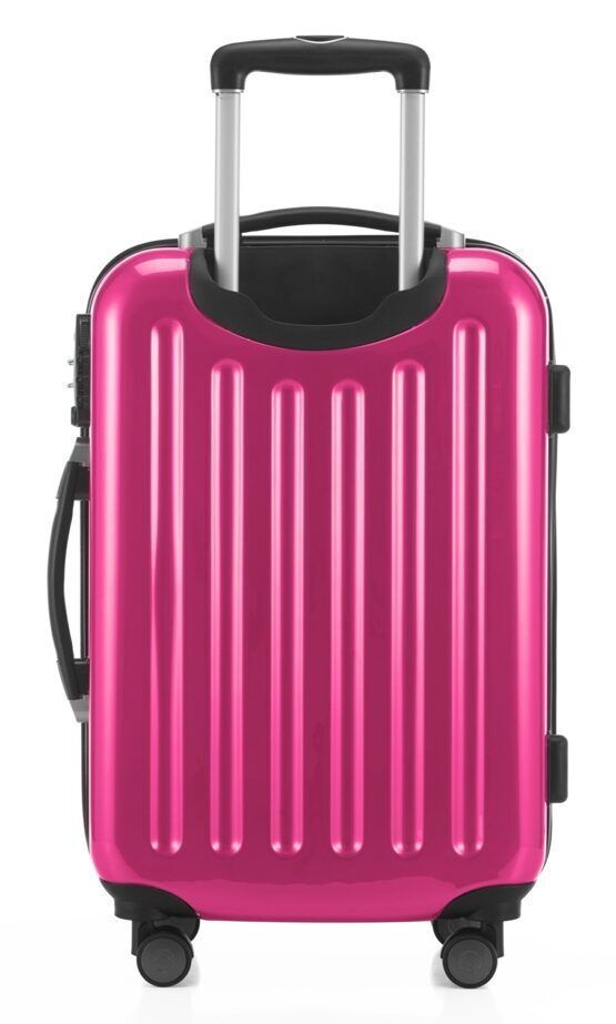 Alex - Handgepäck Hartschale glänzend mit TSA in Magenta