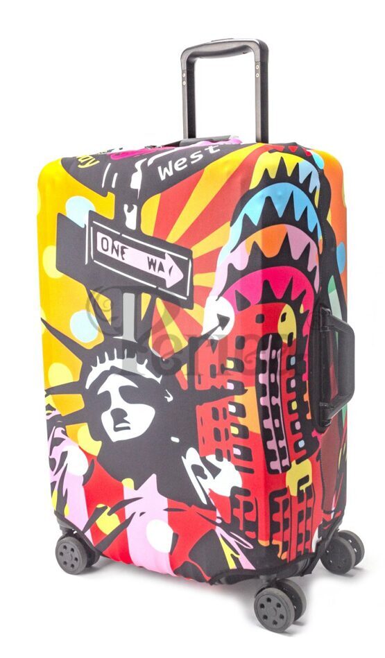 Kofferüberzug Pop Art Statue of Liberty Gross (65-70 cm)