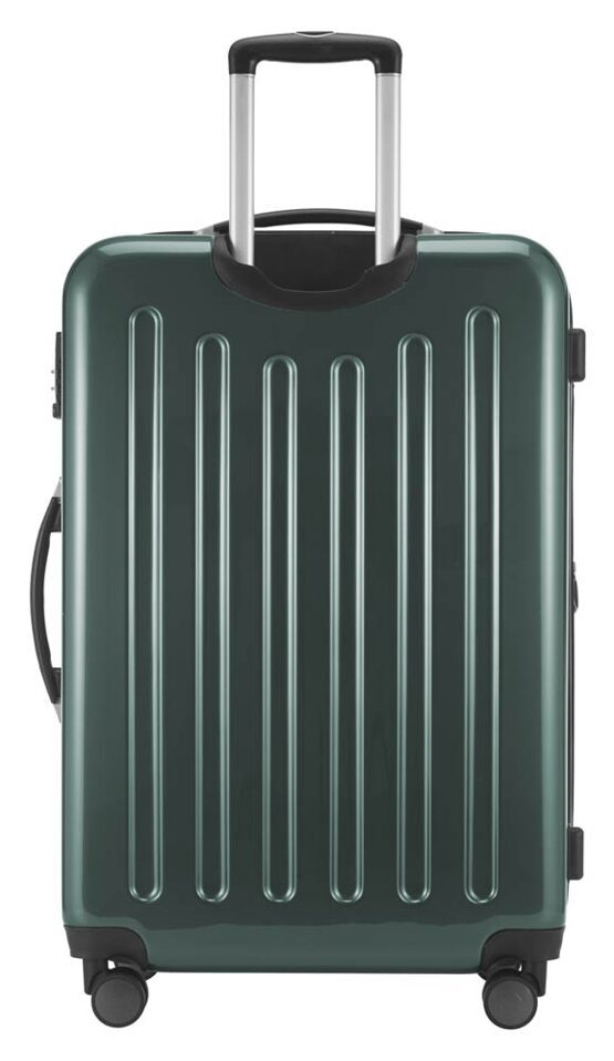 Alex - Koffer Hartschale L glänzend mit TSA in Waldgrün