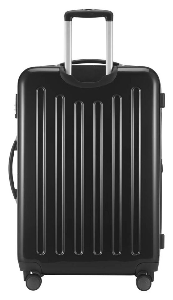 Alex - Koffer Hartschale L glänzend mit TSA in Schwarz