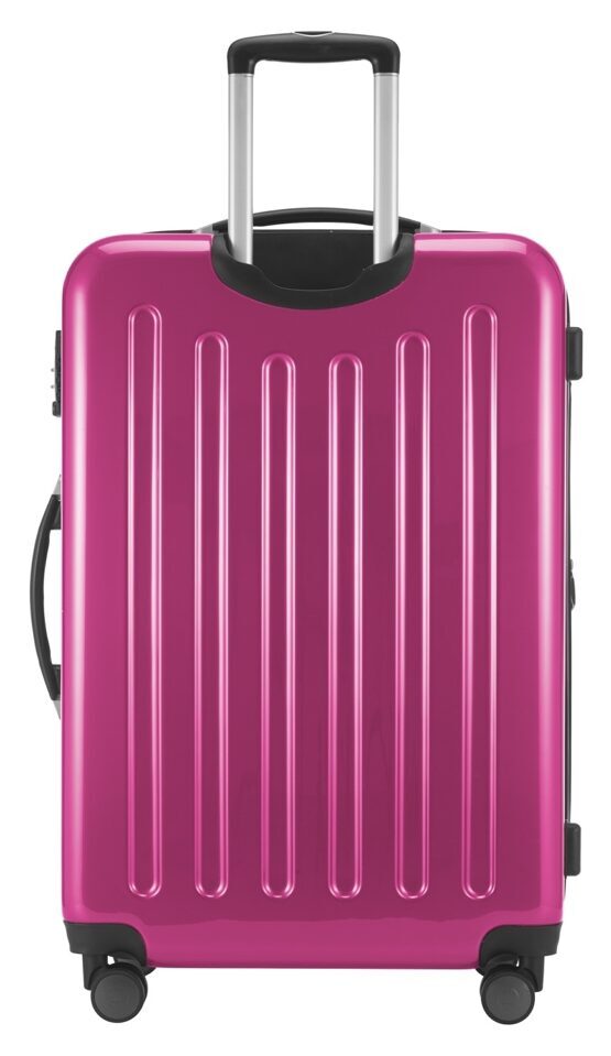 Alex - Koffer Hartschale L glänzend mit TSA in Magenta