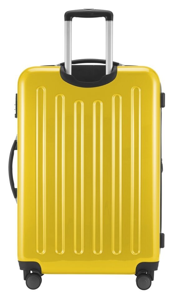 Alex - Koffer Hartschale L glänzend mit TSA in Gelb