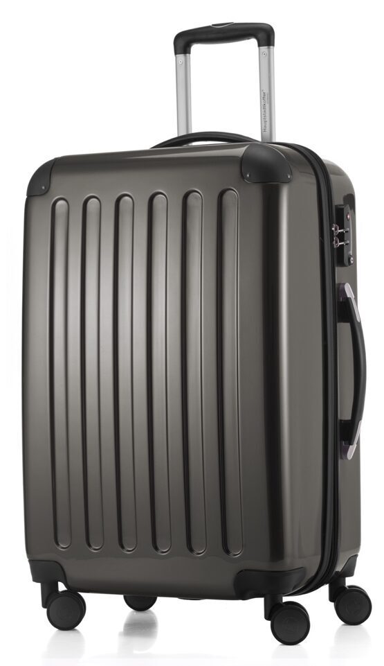 Alex - Koffer Hartschale M glänzend mit TSA in Graphit