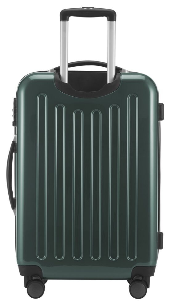 Alex - Koffer Hartschale M glänzend mit TSA in Waldgrün