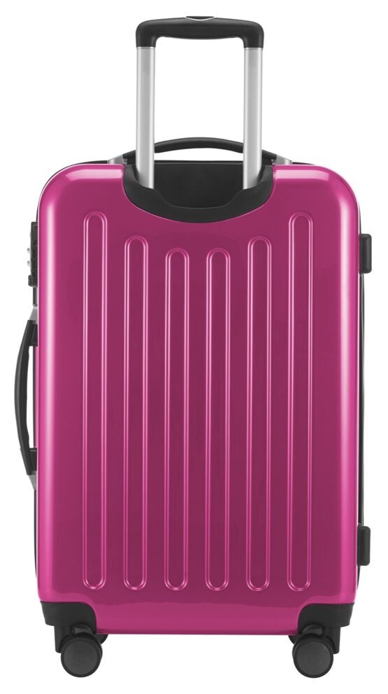 Alex - Koffer Hartschale M glänzend mit TSA in Magenta