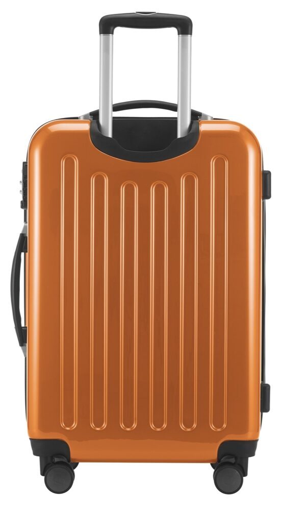 Alex - Koffer Hartschale M glänzend mit TSA in Orange