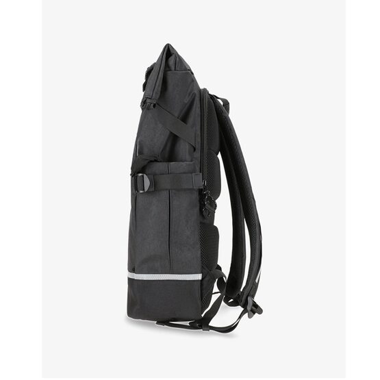 Rucksack Courier schwarz – Daypack im Kurierstil Rucksack Courier schwarz – Daypack im Kurierstil