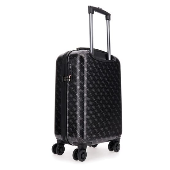 Valise GUESS Jesco 8 Roues 18 Pouces - Polycarbonate, Roues Silencieuses, Serrure TSA, Couleur Coal